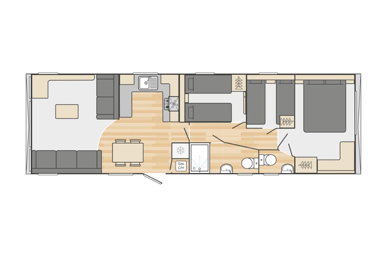 Lydstep Beach Bayview 3-Bedroom Holiday Home Tenby Kültér fotó